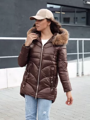 Ženska jakna DSTREET WINTERCHIC KARAMELA