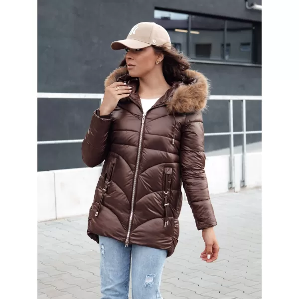  Ženska jakna DSTREET WINTERCHIC KARAMELA 
