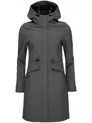 Ženski softshell plašč LOAP LUNARA TEMNO SIVA