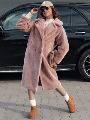 Zimski plašč DSTREET LUXERII ROZA