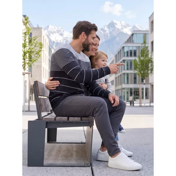  Moška majica s kratkimi rokavi ALTISPORT DAIRUS ČRNA 