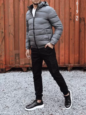 Jakna DSTREET TEMNO SIVA