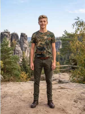 T -majica BRANDIT T BD6017 FLECKTARN