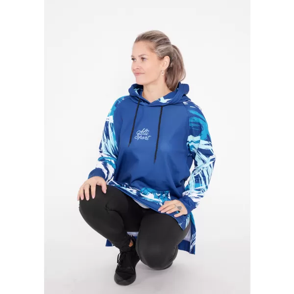  Ženski funkcionalni podaljšani pulover premium ALTISPORT VOJ/ALW039MI03 NAVADE 