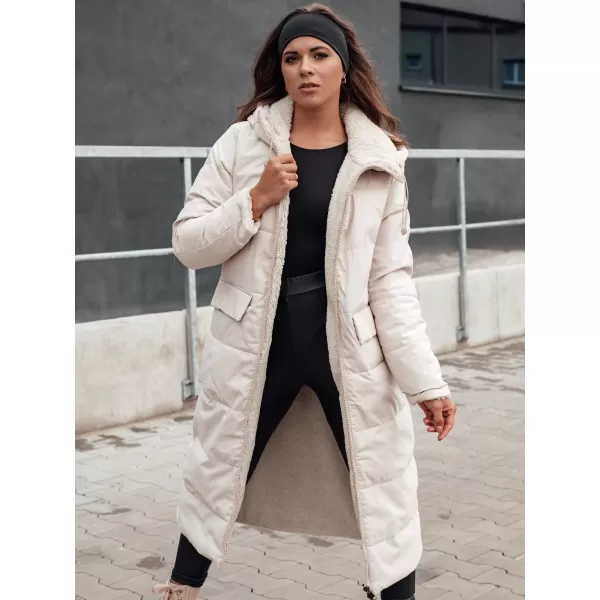  Zimski plašč DSTREET GLAMPUFF BEŽ 