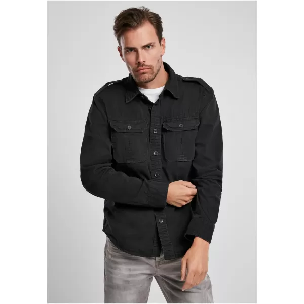  Srajca BRANDIT VINTAGE BD9373 ČRN 