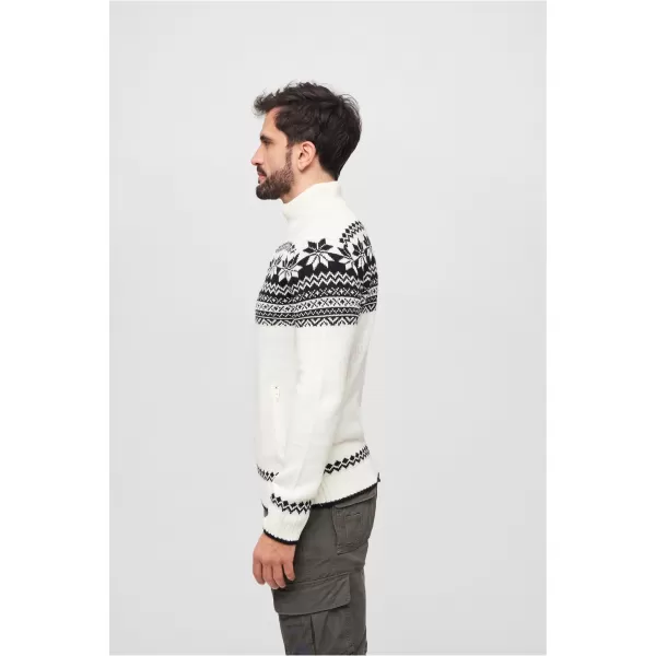  Moška jopica BRANDIT CARDIGAN NORWEGER BD5030 BELA 