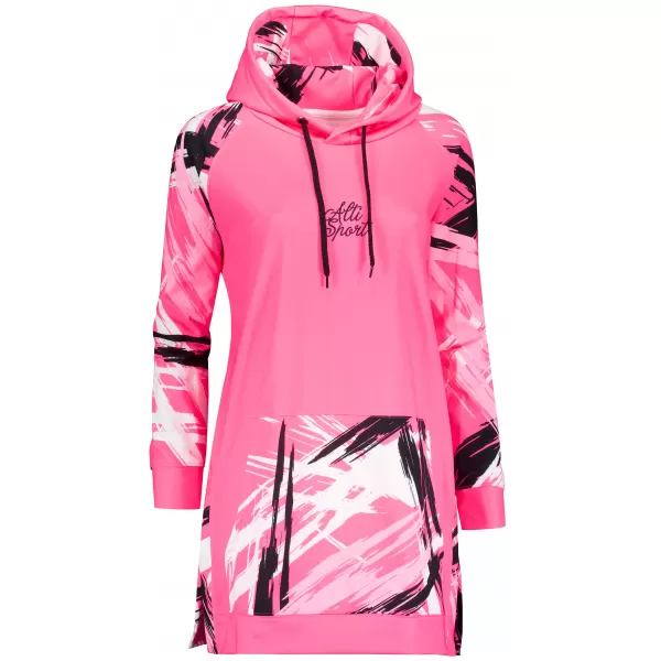  Ženski funkcionalni podaljšani pulover premium ALTISPORT VOJ/ALW039MI03 FLUO ROZA 