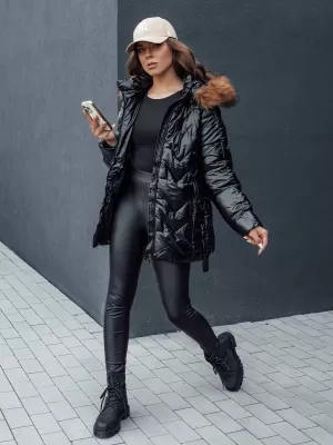 Ženska jakna DSTREET LANE ČRN