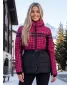 Ženska zimska jakna ALTISPORT DEBORA ČRNA/ROZA