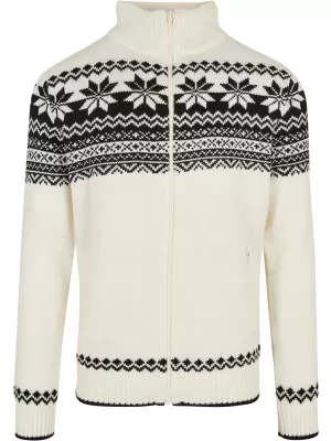 Moška jopica BRANDIT CARDIGAN NORWEGER BD5030 BELA