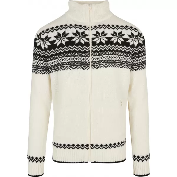  Moška jopica BRANDIT CARDIGAN NORWEGER BD5030 BELA 