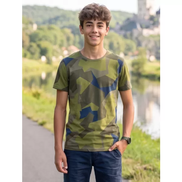  T -majica BRANDIT T BD6017 ŠVEDSKI CAMO 