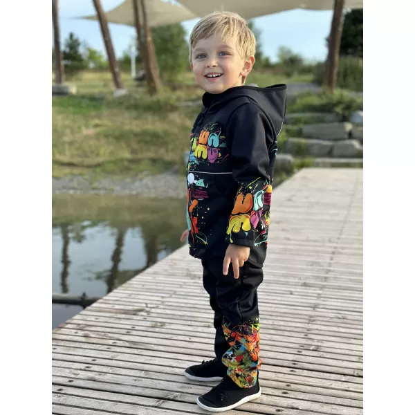  Otroške softhell hlače WAMU GAME ON ČRN 