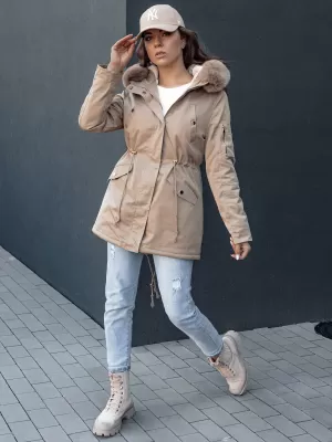 Ženska jakna DSTREET ERISS BEŽ