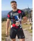 Moška funkcionalna kompresijska majica s kratkimi rokavi premium ALTISPORT VOJ/ALM036TR04 HEKSA ČRNA