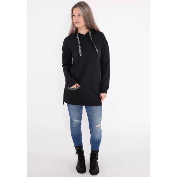  Ženski pulover ALTISPORT DAVINIA ČRNA 