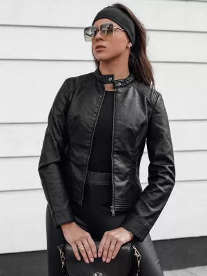 Ženska jakna DSTREET SKINVEX ČRN