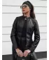 Ženska jakna DSTREET SKINVEX ČRN