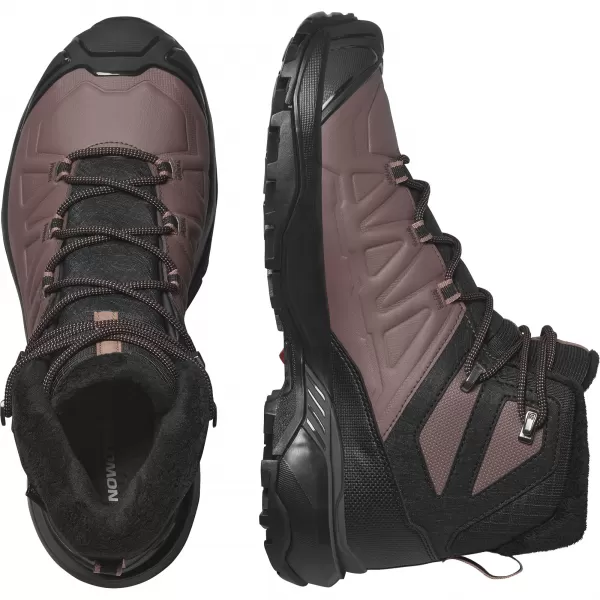  Ženski čevlji SALOMON X ULTRA SNOWPILOT WP W L47585800 ČRNI/POPER/KONJAK 