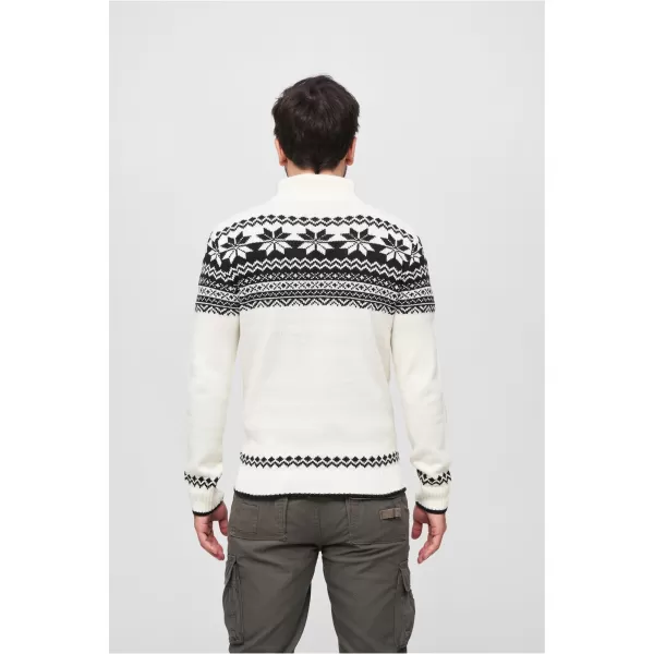  Moška jopica BRANDIT CARDIGAN NORWEGER BD5030 BELA 