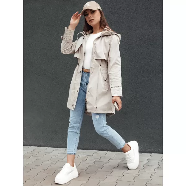  Ženska jakna DSTREET FASHLOVE TY4393 SVETLO SIVA 