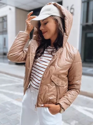 Ženska jakna DSTREET LILYWOOL TY3714 ZLATO