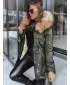 Ženska jakna DSTREET GARNET TY3945 ZELENO