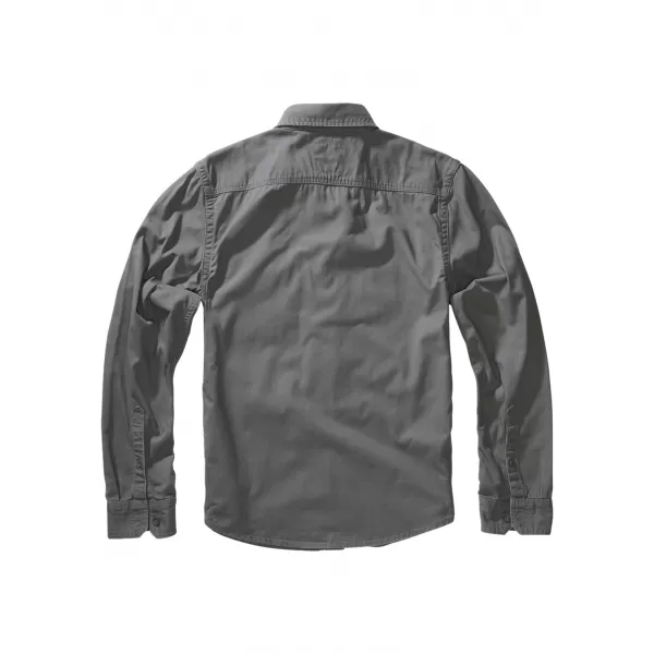  Srajca BRANDIT VINTAGE BD9373 OGLJE SIVA 