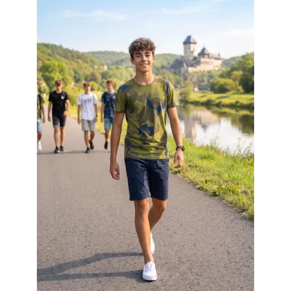  T -majica BRANDIT T BD6017 ŠVEDSKI CAMO 