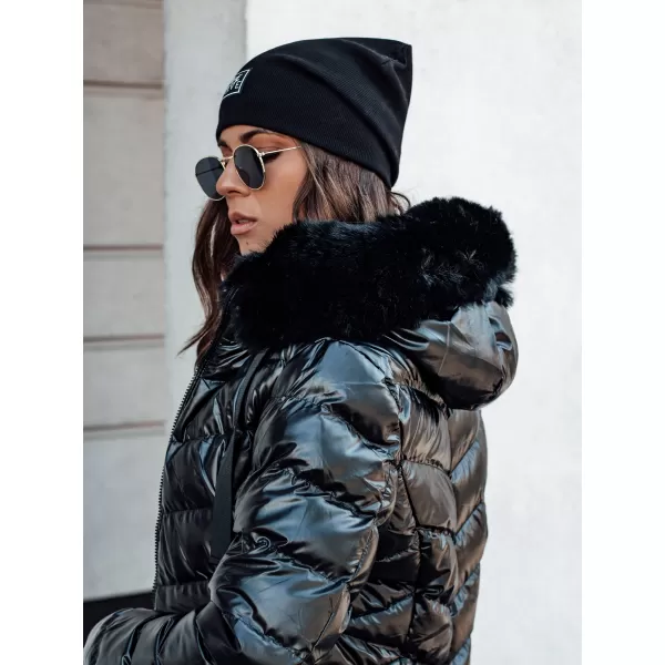 Ženska jakna DSTREET CRYSTAL ČRN 
