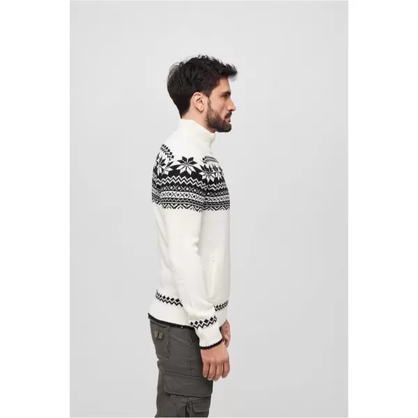  Moška jopica BRANDIT CARDIGAN NORWEGER BD5030 BELA 