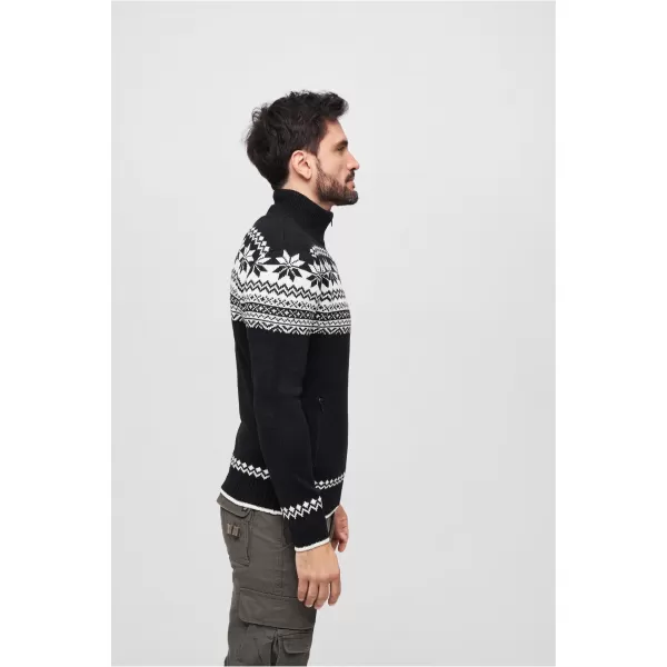  Moška jopica BRANDIT CARDIGAN NORWEGER BD5030 ČRN 