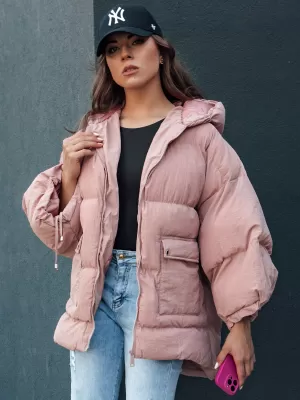 Ženska jakna DSTREET PARIMA ROZA