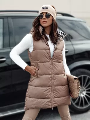 Ženski brezrokavnik DSTREET ELEGANCIO CARAMEL Dstreet1