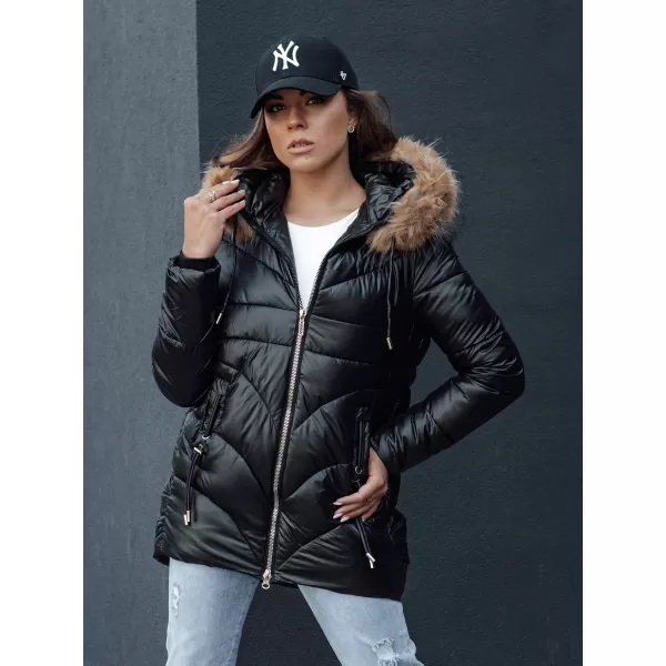  Ženska jakna DSTREET WINTERCHIC ČRN 