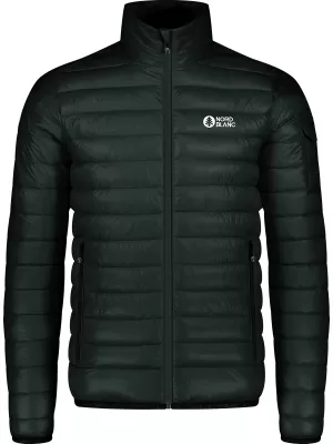 Moška prešita jakna NORDBLANC EAGLEHEART NBWJM8067 TEMNO ZELENA