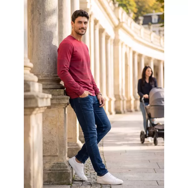  Moška majica s kratkimi rokavi ALTISPORT DAIRUS BORDO 
