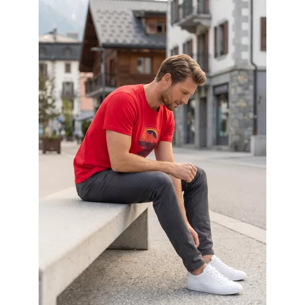  Moška majica s kratkimi rokavi ALTISPORT ALM186129 RDEČA 