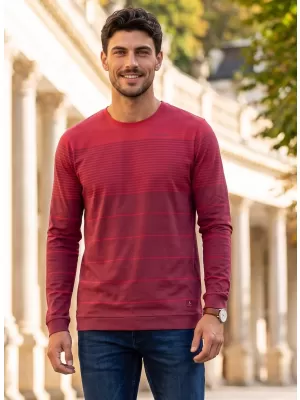Moška majica s kratkimi rokavi ALTISPORT DAIRUS BORDO