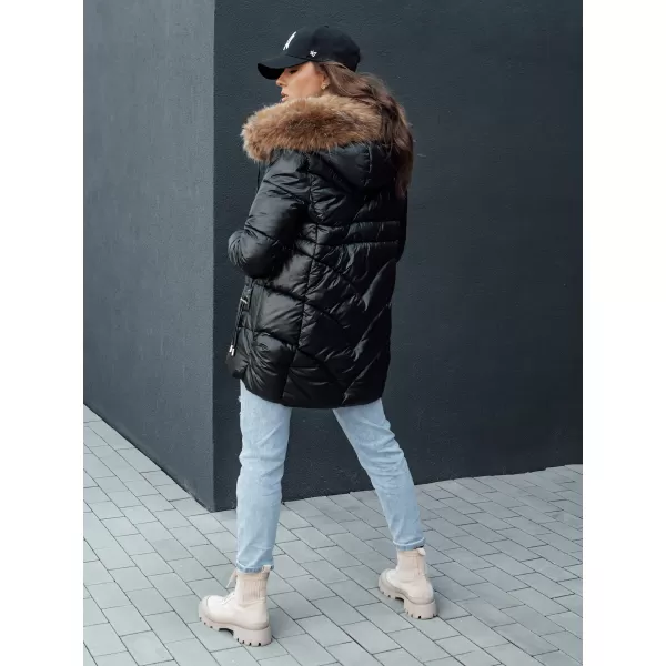  Ženska jakna DSTREET WINTERCHIC ČRN 