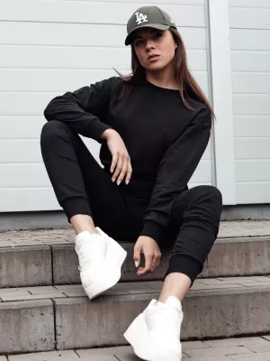 Damske trenirke DSTREET by1298 ČRN
