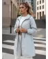 Ženski plašč DSTREET WOLINA TY4153 SVETLO SIV Dstreet1