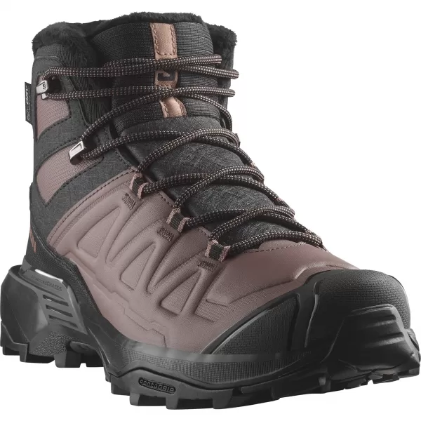  Ženski čevlji SALOMON X ULTRA SNOWPILOT WP W L47585800 ČRNI/POPER/KONJAK 