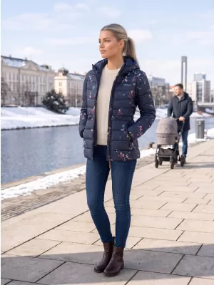Ženska jakna ALTISPORT DARCIA TEMNO MODRA