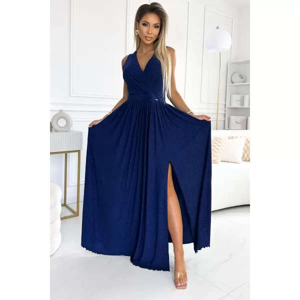  Obleka NUMOCO JUSTINE 362-9 TEMNO MODRA 