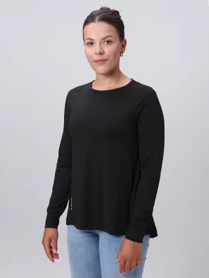 Ženska majica s kratkimi rokavi LOAP BYRCELA ČRNA