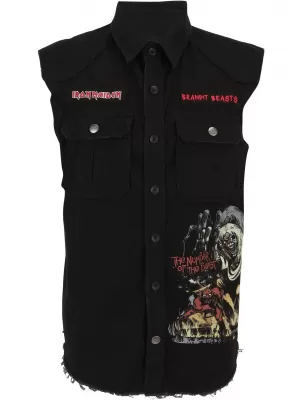 Moška srajca BRANDIT IRON MAIDEN BD61043 ČRNA