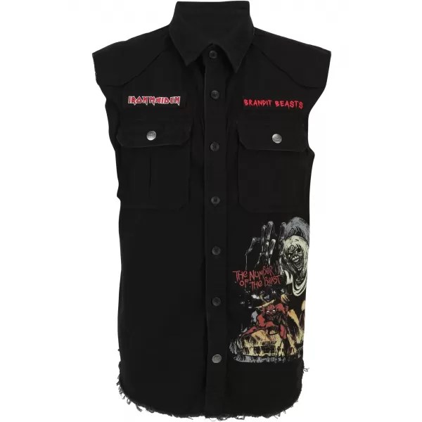  Moška srajca BRANDIT IRON MAIDEN BD61043 ČRNA 