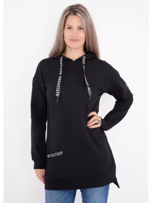 Ženski pulover ALTISPORT DAVINIA ČRNA